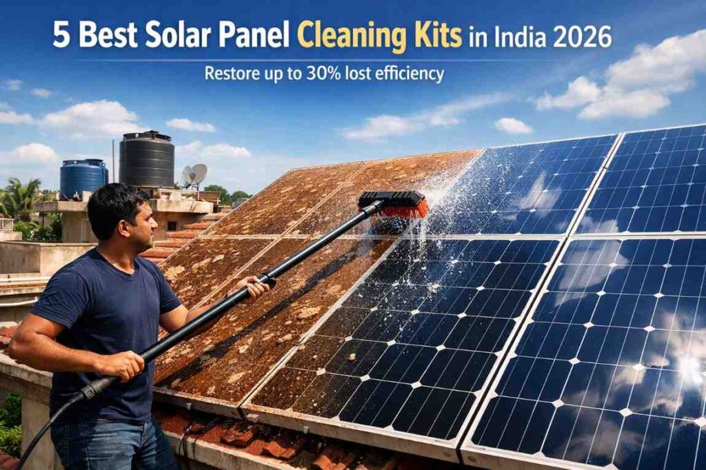 5 Best Solar Panel Cleaning Kits in India 2026